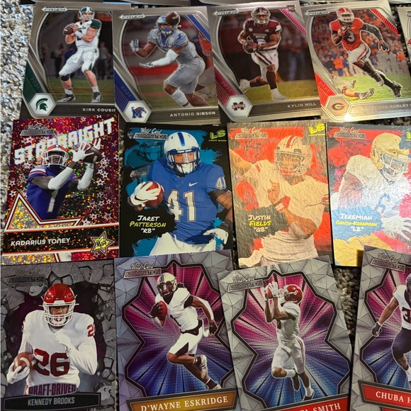 88 card lot of 2021 Panini Prizm Draft Picks & Wild Card Alumination football - Picture 7 of 13